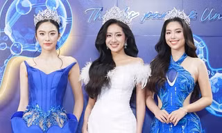 Top 3 Hoa hậu Việt Nam 2024 lộng lẫy như công chúa đại dương tại sự kiện 