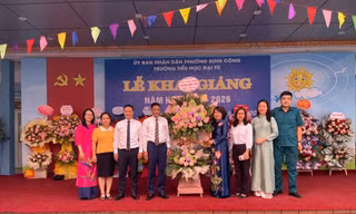 Hà Nội: Trường Tiểu học Đại Từ long trọng tổ chức Lễ Khai giảng năm học mới
