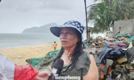 Người dân ven biển Đắk Lắk tất tả chạy bão