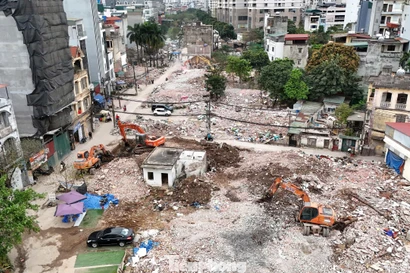 Cận cảnh đại công trường Vành đai 2,5 tăng tốc giải phóng mặt bằng, gỡ 'nút thắt' 7 năm