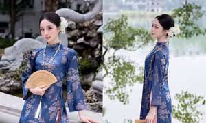 ‘Còn mùng là còn Tết’: Nữ sinh NEU tinh khôi trong tà áo dài