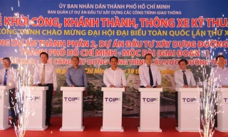 TPHCM đồng loạt khởi công loạt dự án giao thông trọng điểm 