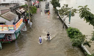 TPHCM đón không khí lạnh, triều cường đạt đỉnh