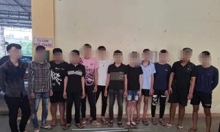 Công an Tây Ninh 'dẹp' nhóm thanh thiếu niên mang hung khí diễu phố 