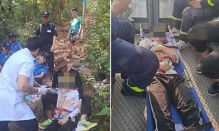 Nam du khách gặp nạn trên đường trekking núi Bà Đen