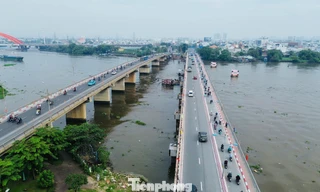 Toàn cảnh cầu Bình Triệu 1 sau khi được 'thần đèn' nâng tĩnh không