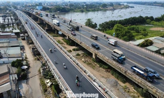 Diện mạo cầu Bình Phước 1 sau khi hoàn thành nâng tĩnh không