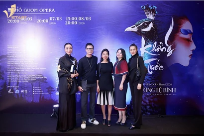 VIETART quy tụ dàn sao hàng đầu tại vở vũ kịch “Khổng Tước – The Peacock Hanoi 2026” 