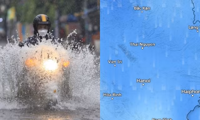 Dự báo miền Bắc mưa vừa, mưa to trong hai ngày 24 - 25/7