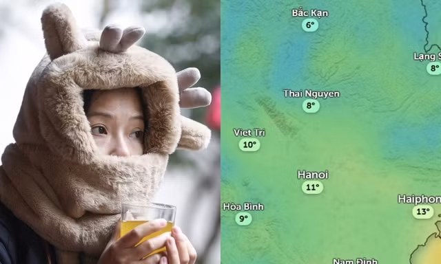 Hôm nào dự báo thời tiết Hà Nội có thể giảm nhiệt xuống còn 10 độ C?