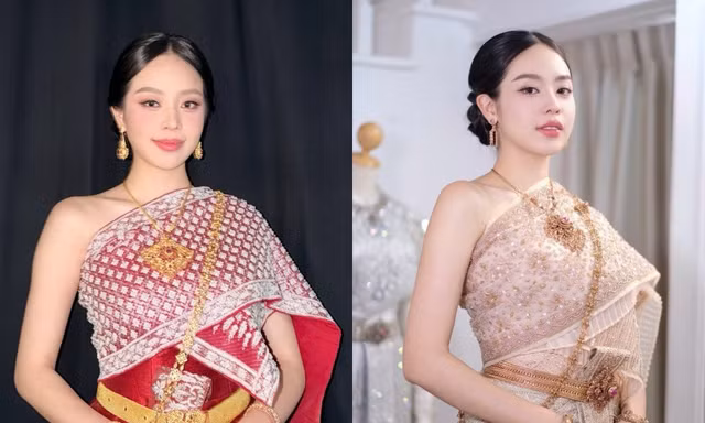 Hoa hậu Thanh Thủy xinh đẹp ngọt ngào trong trang phục truyền thống Thái Lan