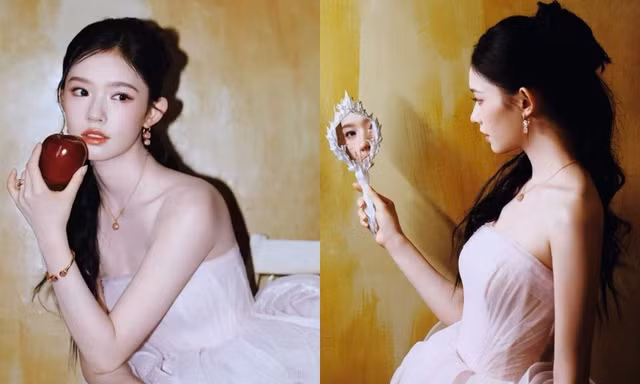 "Nàng thơ" của Châu Tinh Trì hóa Bạch Tuyết trong bộ váy của nhà thiết kế Việt 