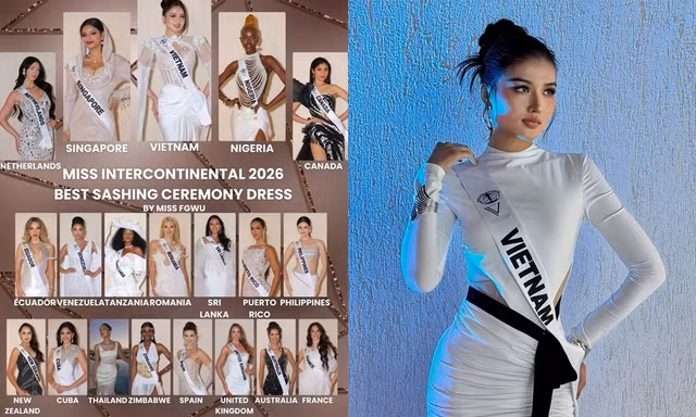 Miss Intercontinental 2026: Á hậu Thu Ngân được khen, tăng khả năng lọt top