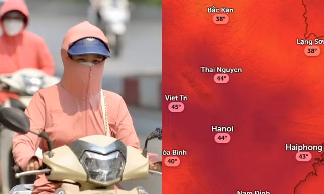 Thời tiết Hà Nội oi bức khi nắng nóng duy trì nhiều giờ trong ngày