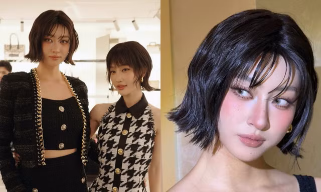 Hoa hậu Lương Thùy Linh lạ lẫm với tóc ngắn, đọ sắc cùng "Em xinh" Juky San