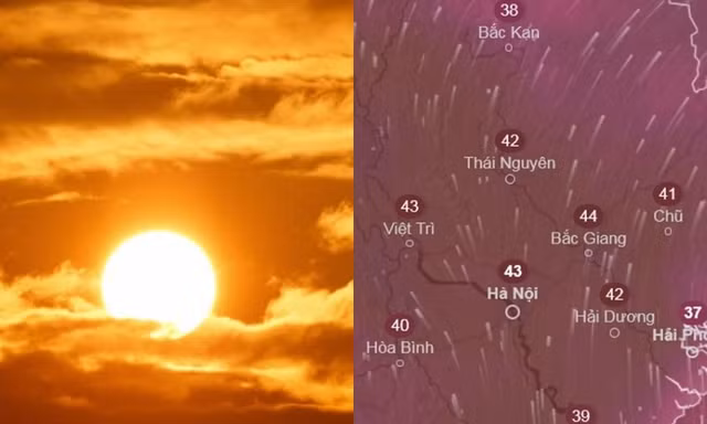 Dự báo nhiệt độ cảm nhận tại Hà Nội lên tới 43 độ và kéo dài nhiều ngày
