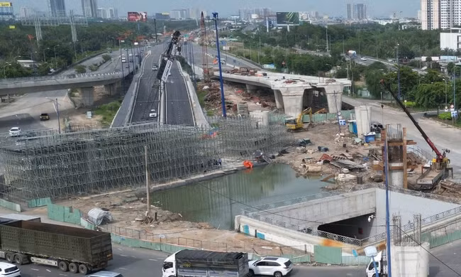 Dự án nút giao thông An Phú ra sao sau sự cố sập giàn giáo?