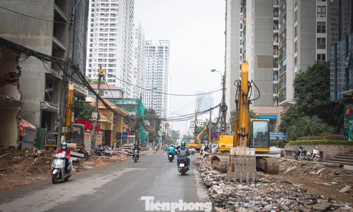 Dự án mở rộng đường Nguyễn Tuân vẫn còn vướng mắc về mặt bằng