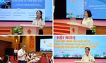 Các đại biểu thảo luận tại hội nghị. 