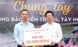 Tiền Phong tiếp nhận thêm nguồn lực hỗ trợ miền Trung, Tây Nguyên khắc phục hậu quả mưa lũ