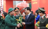 Bí thư, Chủ tịch Hà Nội tiễn tân binh lên đường nhập ngũ