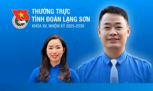Anh Đoàn Thành Công giữ chức Bí thư Tỉnh Đoàn Lạng Sơn khóa XV