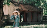 Nữ sinh Thăng Long ‘hóa’ nàng thơ giữa Văn Miếu, gửi gắm tình yêu văn hóa Việt