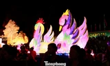 Tuyên Quang rực sáng đèn Trung thu khổng lồ trong đêm hội