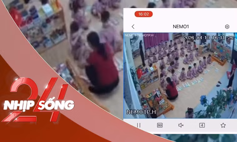 NHỊP SỐNG 24: Tạm đình chỉ cô giáo mầm non sau clip 'tác động' vào đầu trẻ