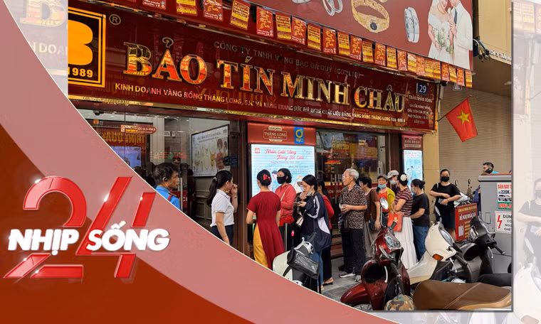 NHỊP SỐNG 24: Cảnh tượng ở Bảo Tín Minh Châu sau tin khởi tố