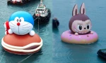 Mãn nhãn triển lãm mặt nước lớn nhất thế giới, Doraemon - Labubu khổng lồ gây sốt