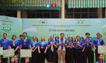 Chiến sĩ Nhân văn tham gia Lễ tiễn quân Chiến dịch tình nguyện Mùa Hè Xanh 2025 