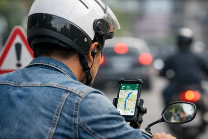 Đeo tai nghe để Google Maps chỉ đường khi tham gia giao thông có bị xử phạt không?