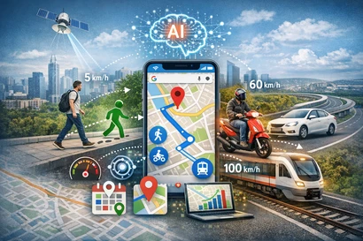 Vì sao Google Maps lại biết người dùng đang di chuyển bằng phương tiện nào?