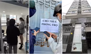 Tân sinh viên vất vả tìm phòng trọ trong ‘cơn bão giá' đầu năm học