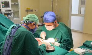 Bị đứt lìa bàn chân khi vận hành máy cắt cỏ