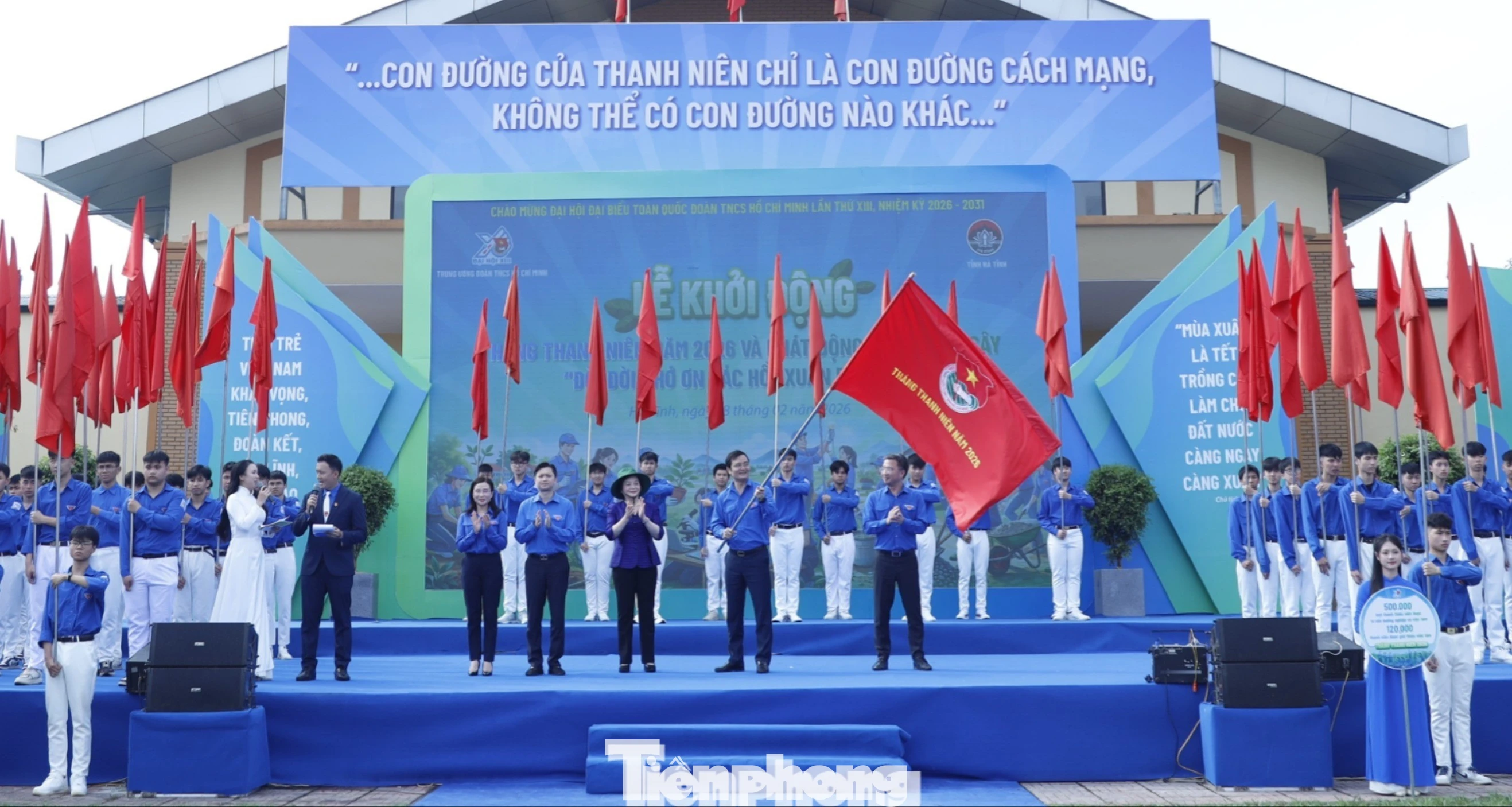 Khởi động Tháng Thanh niên 2026 và Tết trồng cây tại Hà Tĩnh với sự tham dự của lãnh đạo cấp cao
