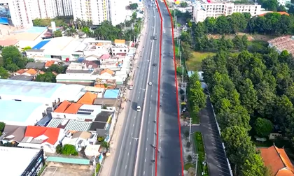 Hình ảnh Quốc lộ 13 mở rộng khu vực phía Bắc TPHCM dần hoàn thiện 8 làn xe