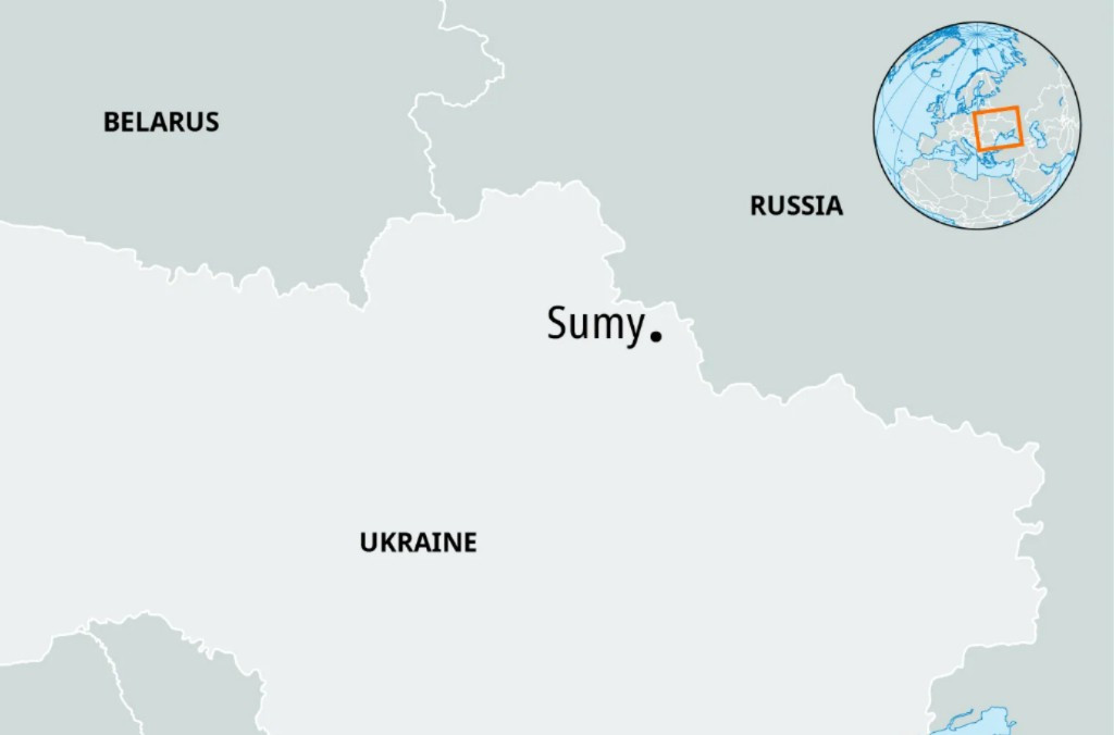 Tỉnh Sumy nằm trên biên giới Nga - Ukraine. (Ảnh: Britannica) anh-chup-man-hinh-2025-07-13-luc-153418-2971.jpg