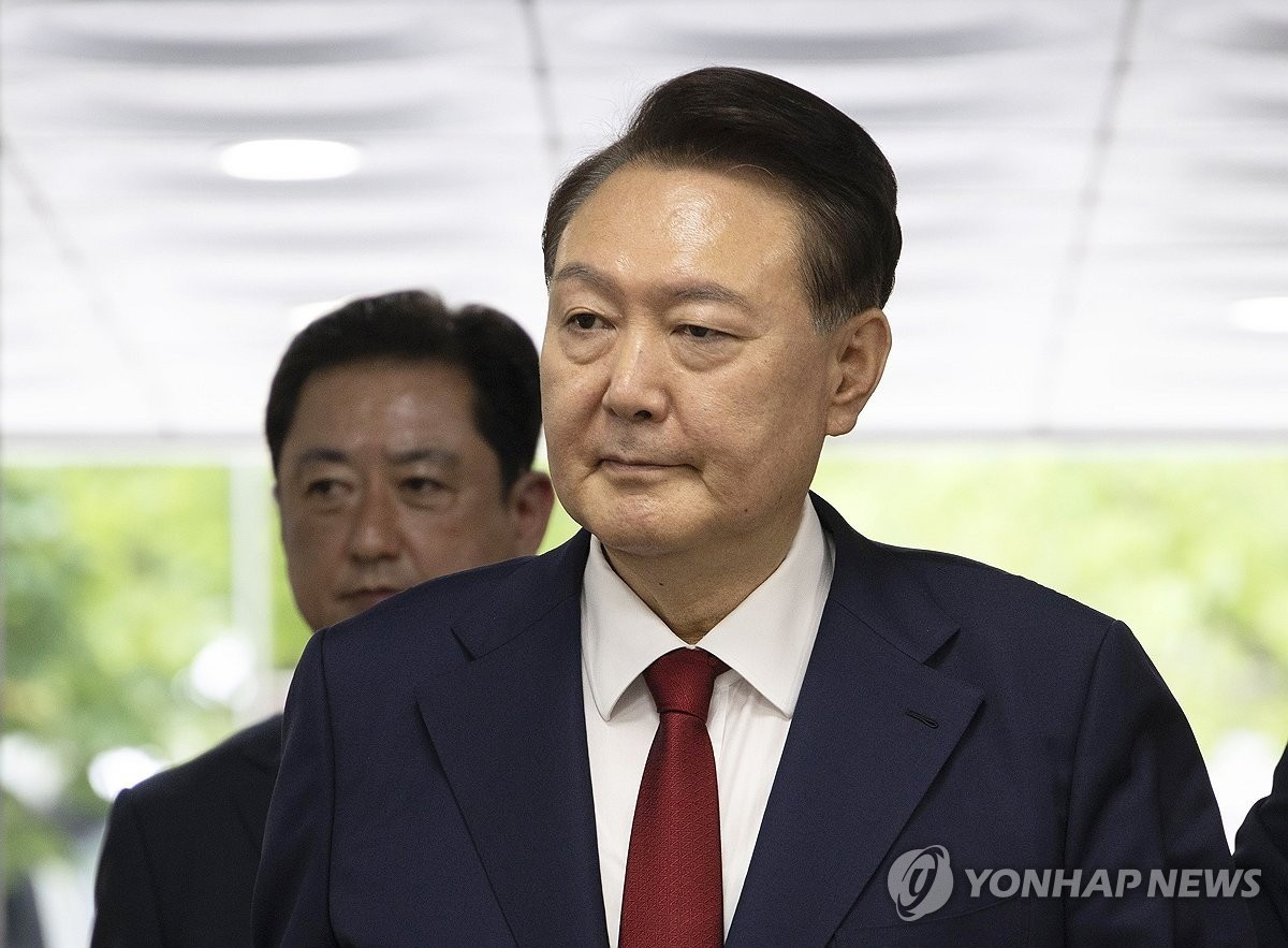 Cựu Tổng thống Hàn Quốc Yoon Suk Yeol. (Ảnh: Yonhap) pyh2025070912690001300-p4.jpg