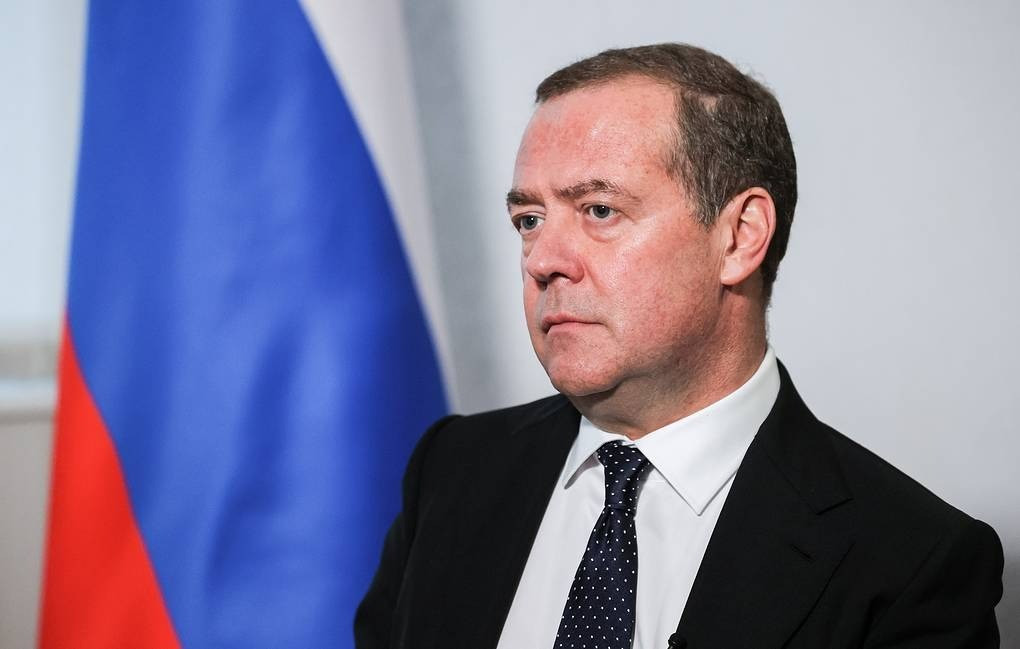 Phó Chủ tịch Hội đồng An ninh Nga Dmitry Medvedev. (Ảnh: Tass) 1449311.jpg
