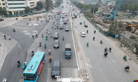 Hầm chui nút giao Giải Phóng - Kim Đồng sẽ thông xe ngày 10/2