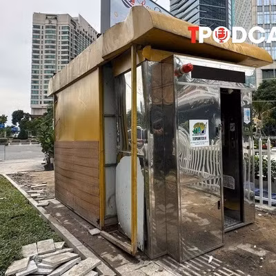 NÓNG 19/11: Nhà vệ sinh công cộng 500 triệu ở trung tâm TPHCM biến mất đã 'quay trở lại'