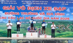 Khai mạc Giải vô địch xe đạp đường trường và địa hình các câu lạc bộ quốc gia tại Lào Cai