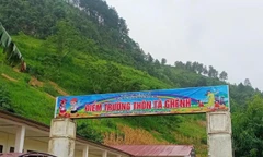 Điểm trường thôn Tà Ghênh, trường Mầm non Họa Mi.