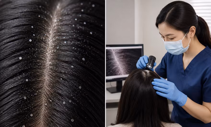 Gội đầu sạch vẫn bị gàu, vì sao?