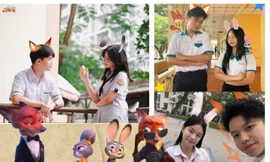 Teen đu trend “bộ đôi cộng sự” Nick - Judy, tạo ra bộ ảnh thanh xuân cưng xỉu 