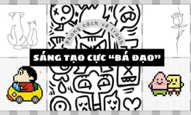 Vẽ tranh đậm dấu ấn sáng tạo: "Ngôn ngữ hình ảnh" mới lạ của giới trẻ