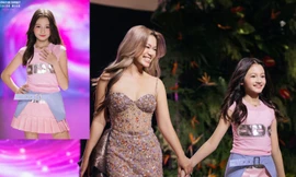 Con gái ca sĩ Phương Vy gây chú ý với vẻ đẹp lai, catwalk thần thái "sáng trưng"