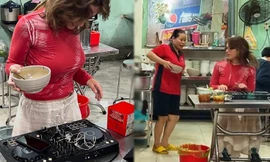 Khách Tây "chơi nhạc" giữa quán bún bò Huế gây sốt, chủ quán hành động bất ngờ